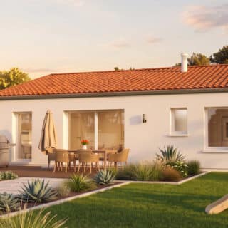 Plan Premium 11 - 68m² - 2 chambres - coté jardin