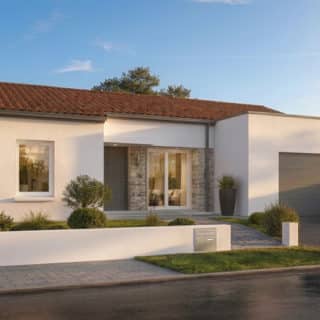 Plan Premium 11 - 68m² - 2 chambres - toit plat loire atlantique