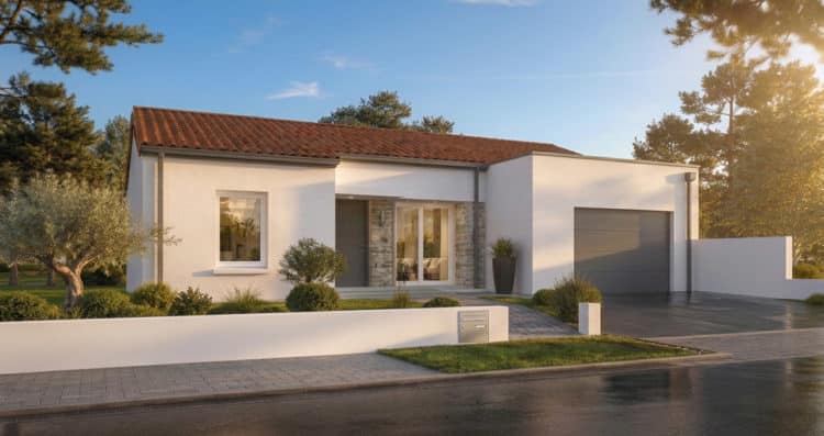 Plan Premium 11 - 68m² - 2 chambres - toit plat loire atlantique