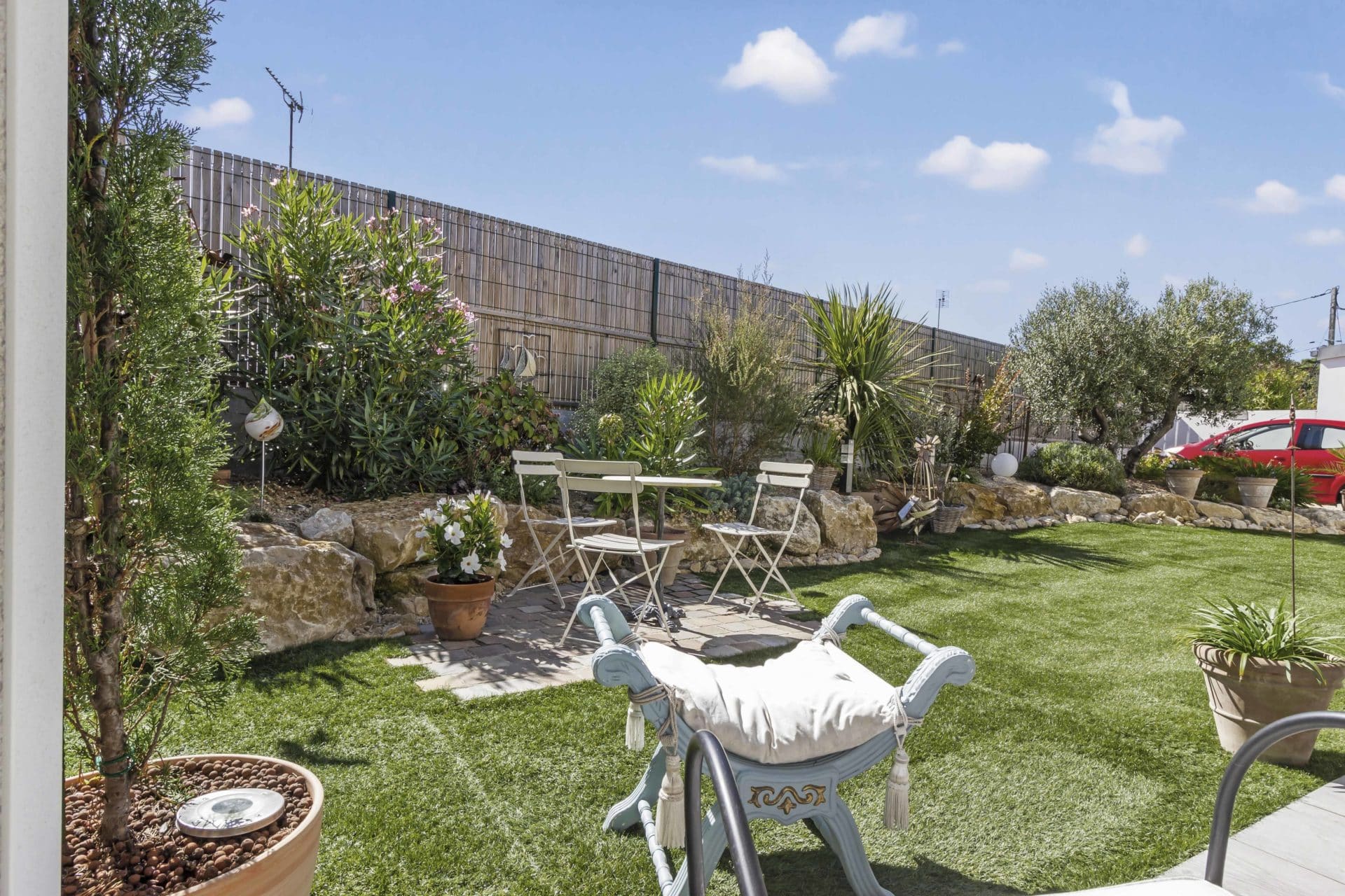 jardin paysager maison neuve 105 m²