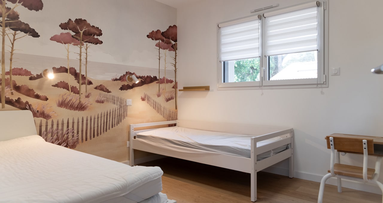 Chambre enfants spacieuse dans une maison neuve de 99 m² à étage à Saint-Brévin-les-Pins