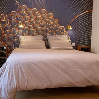 Chambre parentale avec dressing et salle de bain privative dans une maison neuve de 99 m² à Saint-Brévin-les-Pins