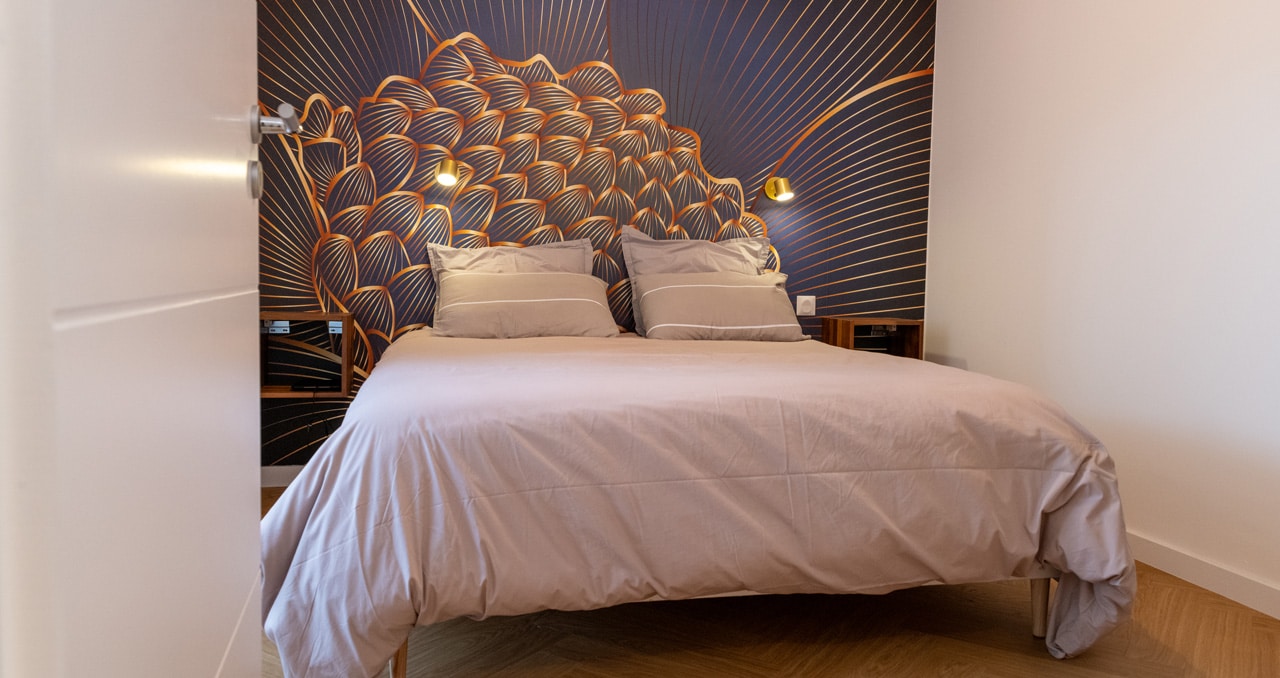 Chambre parentale avec dressing et salle de bain privative dans une maison neuve de 99 m² à Saint-Brévin-les-Pins