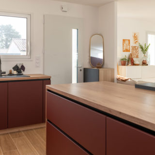 Cuisine du modèle Premium L dans maison neuve à Bourgneuf-en-Retz